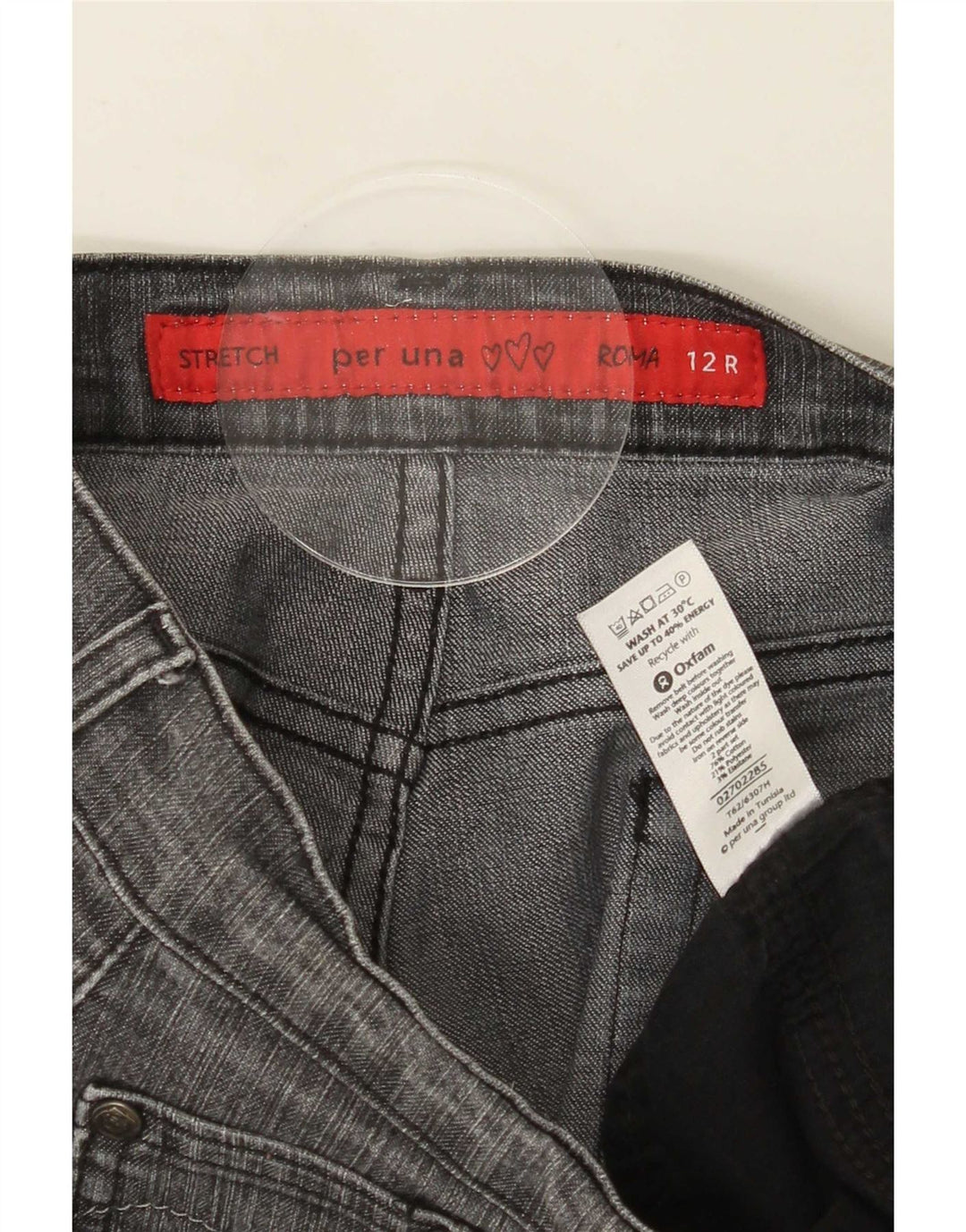 Marks & Spencer Jeans Per Una Bootcut para Mujer UK 12 Medium W30 L30 Gris