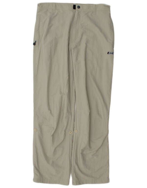 Pantalones De Senderismo Mujer Marks & Spencer W32 L29 Poliamida Verde