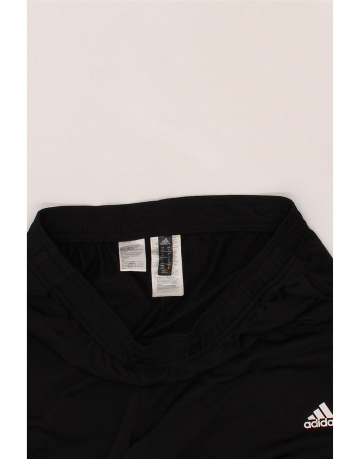 ADIDAS Mens Tracksuit Trousers UK 40/42 Medium  Black Polyester Vintage Adidas and Second-Hand Adidas from Messina Hembry 
