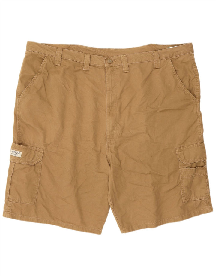 Wrangler Pantalones cortos cargo para hombre W46 3XL Algodón beige