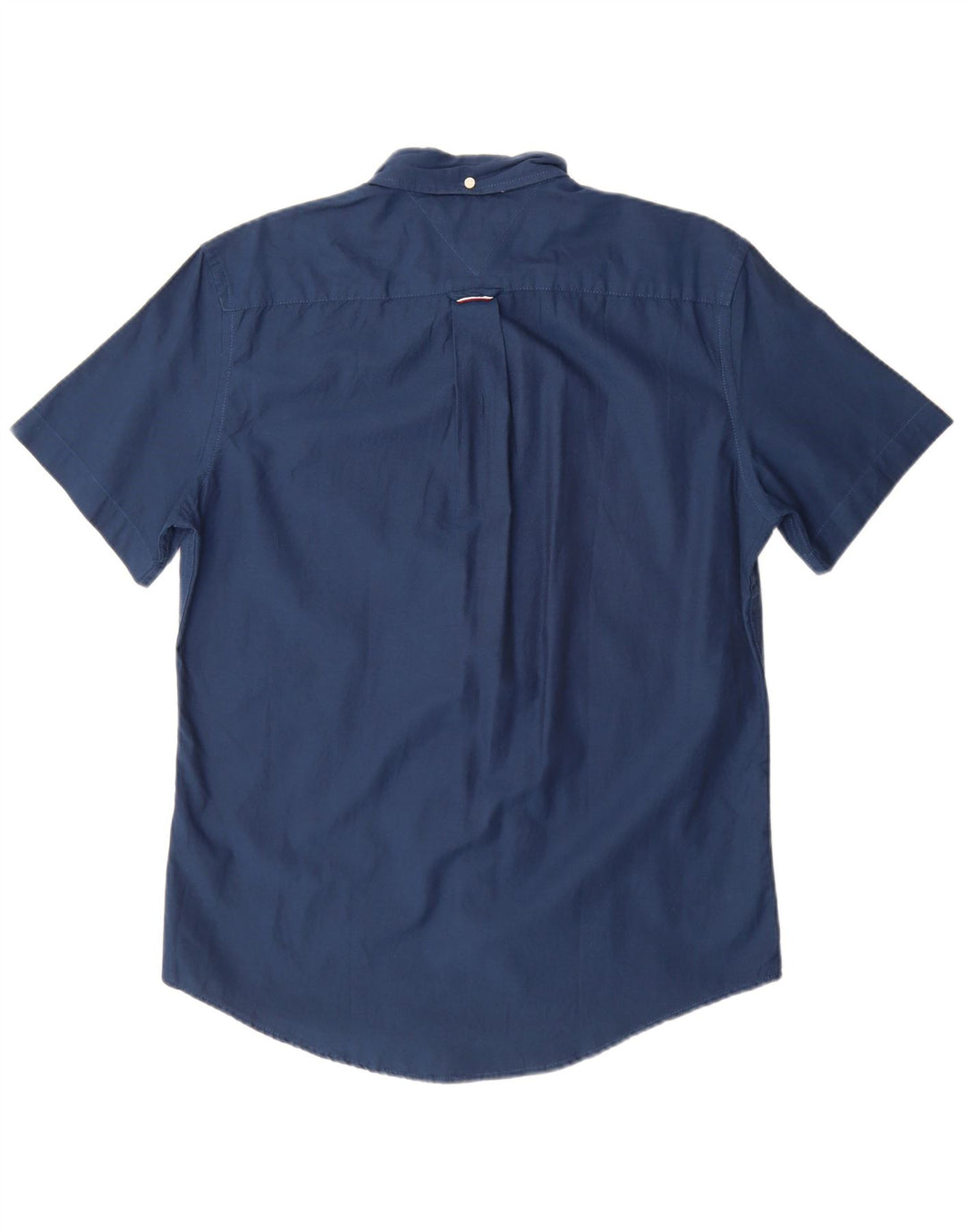 Camisa Tommy Hilfiger Hombre Manga Corta Algodón Azul Marino Mediano