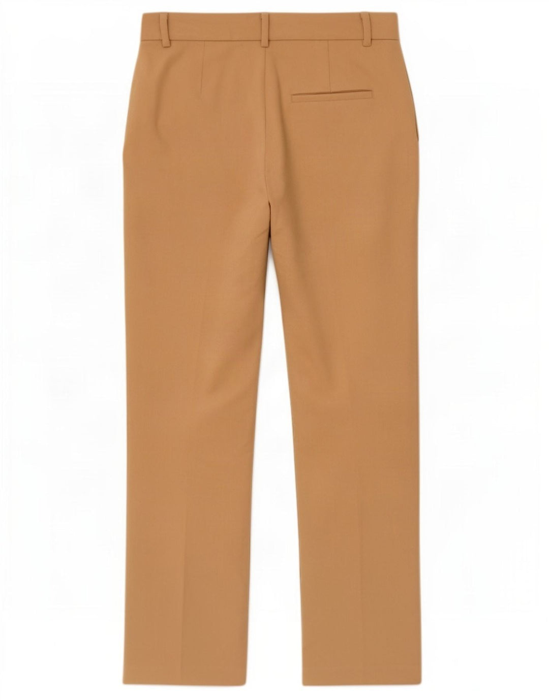 Zara Mujer Pantalón Traje Pegged Mediano W28 L31 Poliéster Beige