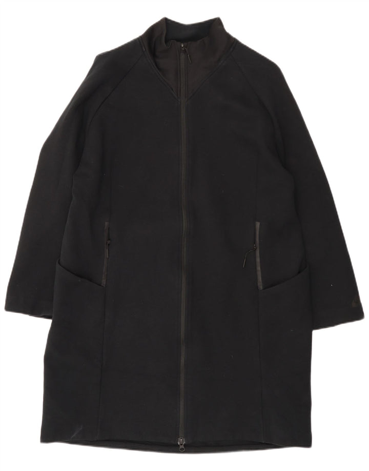 Nike - Abrigo cortavientos para mujer, talla grande, algodón negro