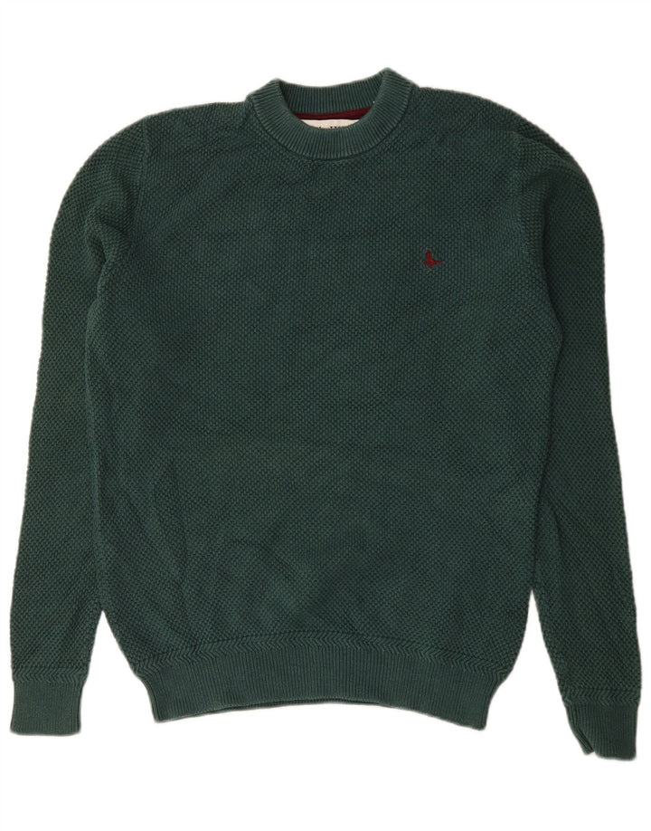Jack Wills Jersey De Cuello Redondo Para Hombre De Algodón Verde Medio