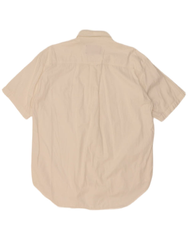 Marlboro Classics Camisa Manga Corta Hombre XL Blanco Algodón