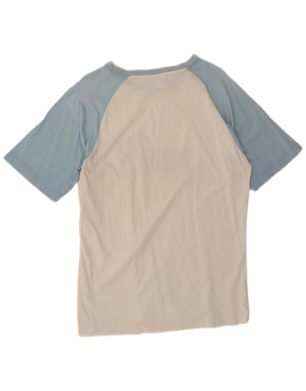 Puma Camiseta gráfica para hombre Top grande blanco color block