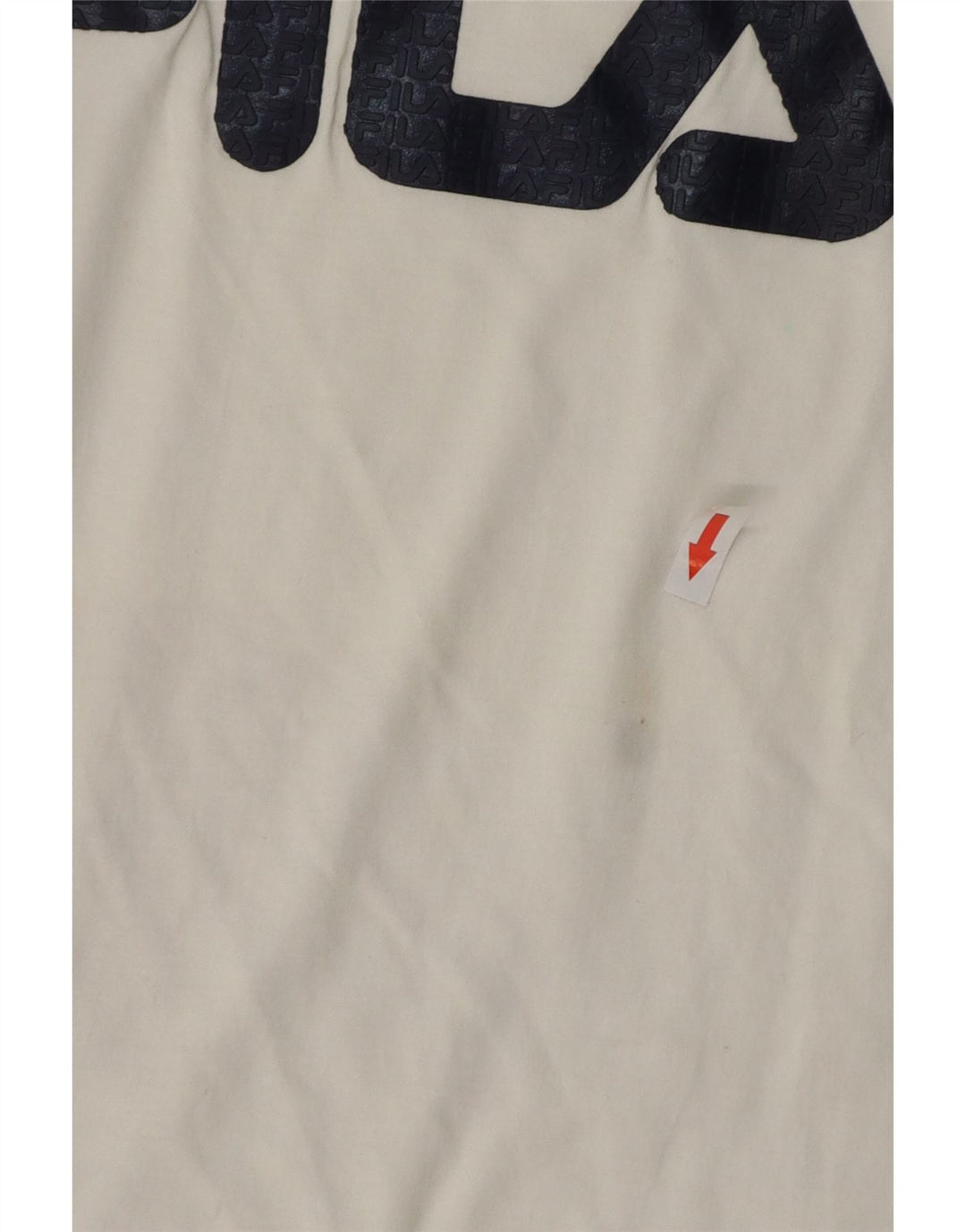 Fila Camiseta gráfica para hombre Top Small White Cotton