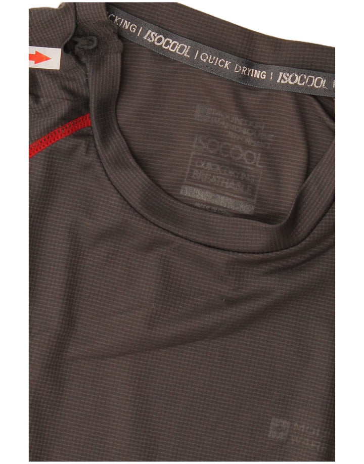 MOUNTAIN WAREHOUSE Camiseta para hombre Top Small Grey Check