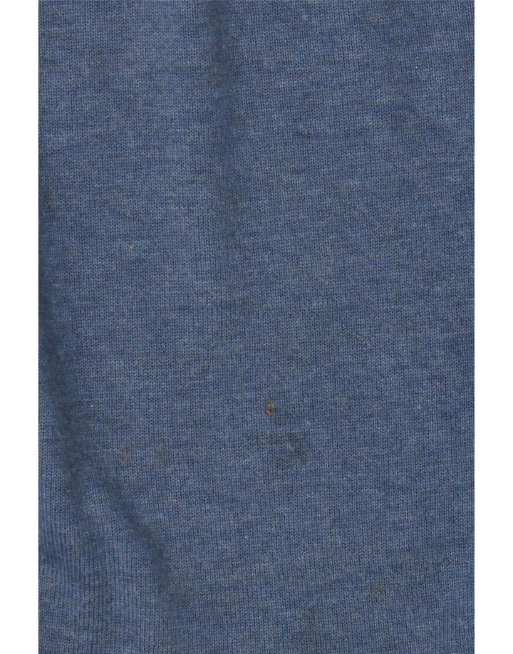 Calvin Klein Jersey de cuello redondo para hombre de algodón azul medio