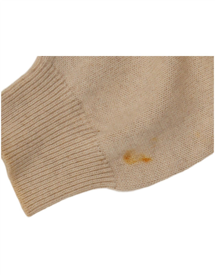 Malagrida Cárdigan para Hombre Suéter Grande Viscosa Beige