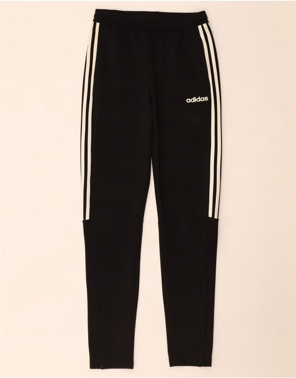Adidas Mens Climalite Chándal Pantalones Pequeños Negro Poliéster