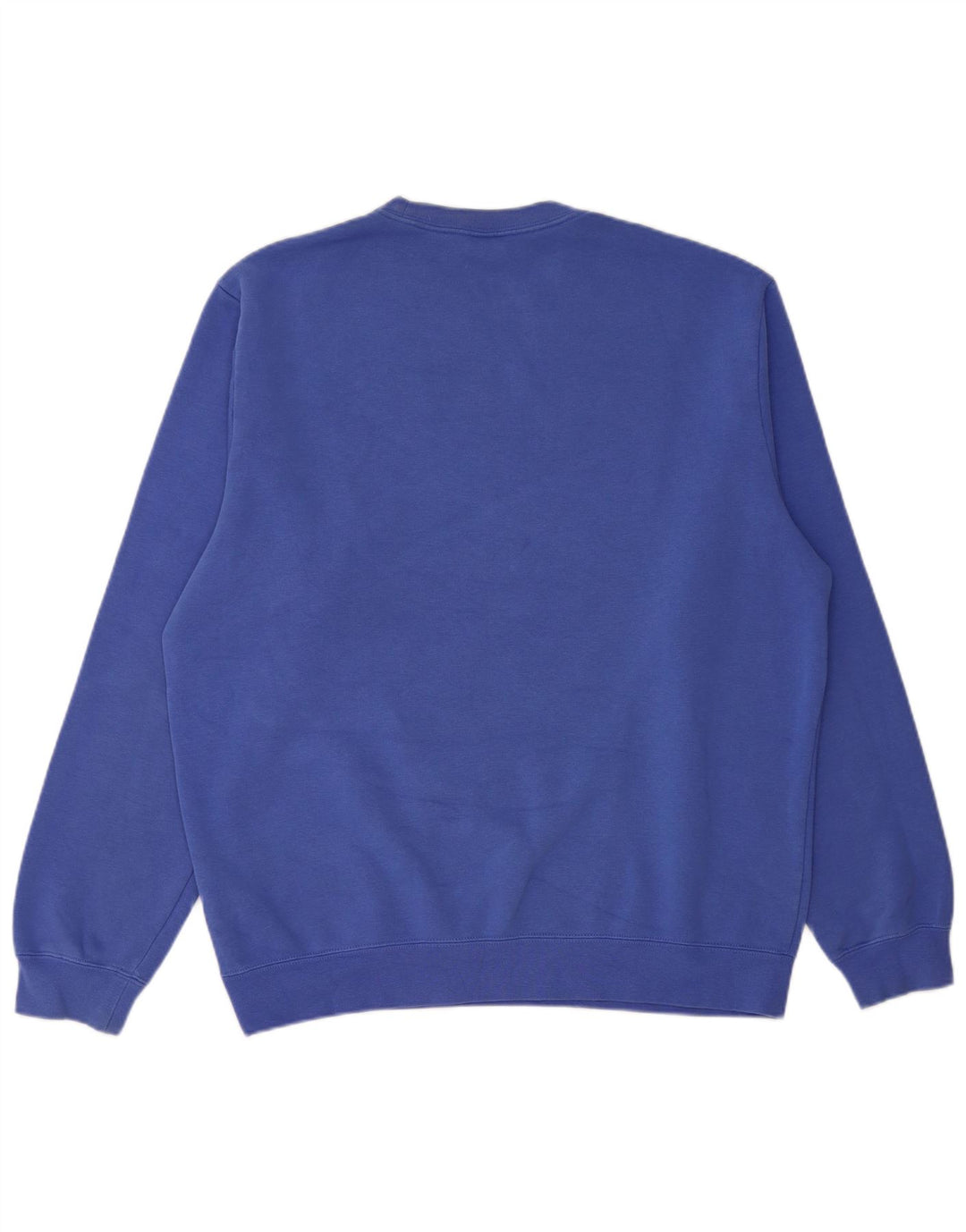 Nike Hombre Sudadera con gráfico tipo jersey de algodón color block en azul medio