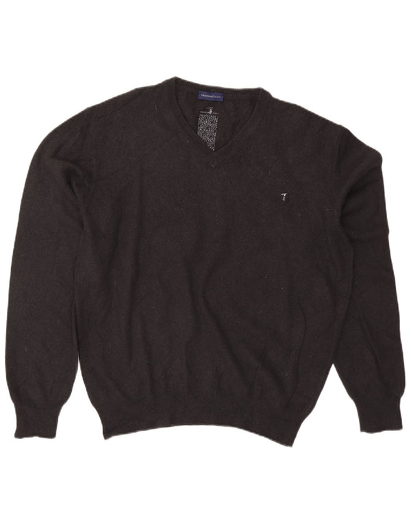 Trussardi Jeans Jersey con Cuello en V para Hombre 3XL Gris