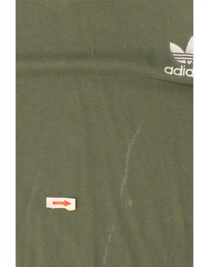 Camiseta Adidas Hombre Top Medium Verde Algodón