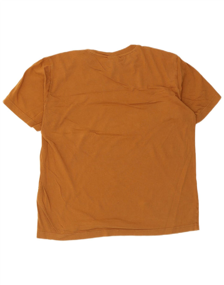 Champion - Camiseta gráfica para hombre, talla grande, algodón marrón