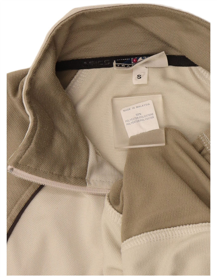 Oasis Hombre Chándal Top Jacket Small Beige Colorblock Poliéster