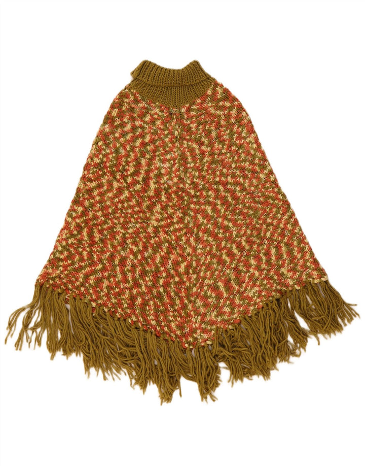 Eighth Sin - Poncho para mujer, talla única, acrílico moteado multicolor