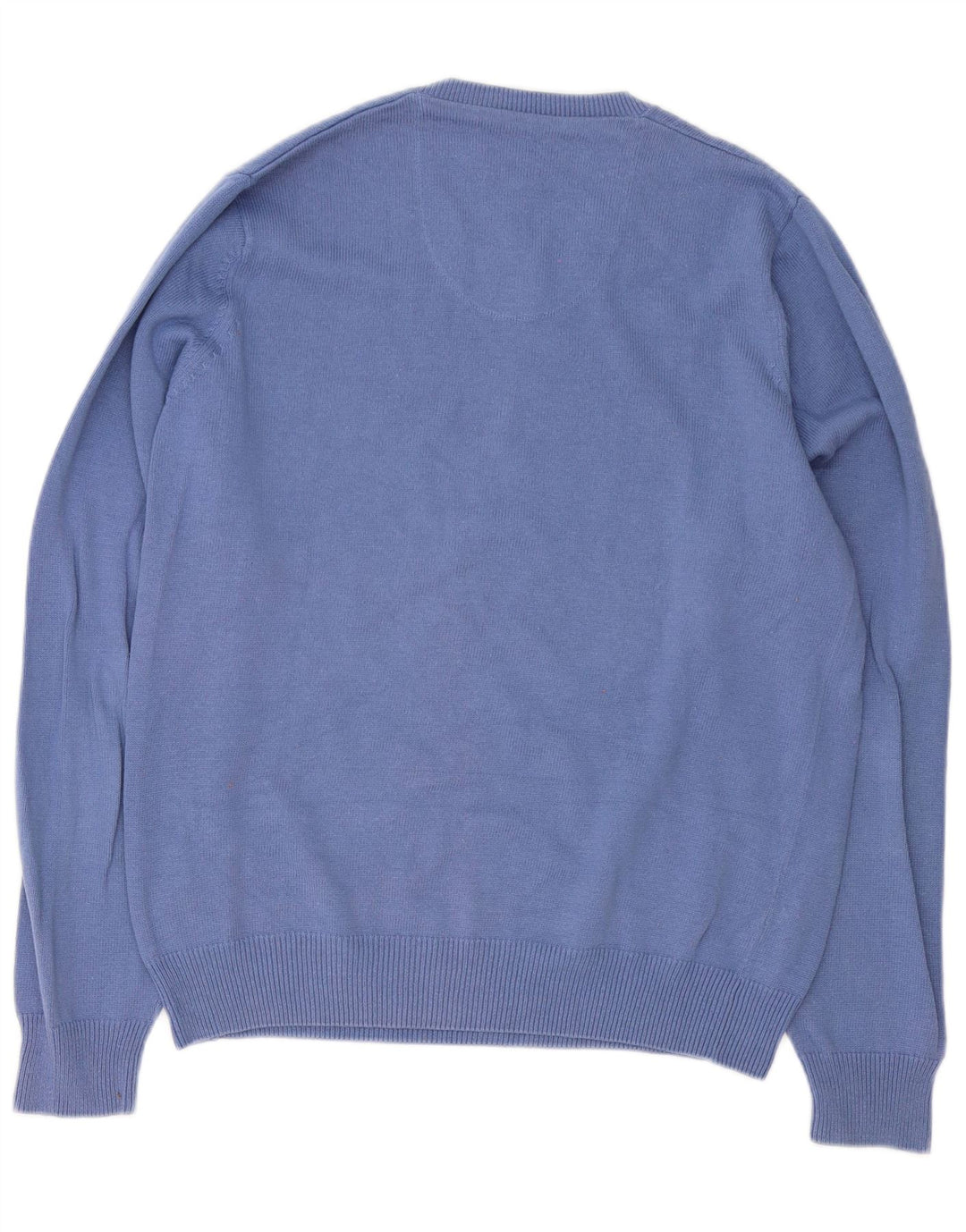 Marks & Spencer Jersey con Cuello en V Azul Harbor para Hombre Algodón Azul Medio
