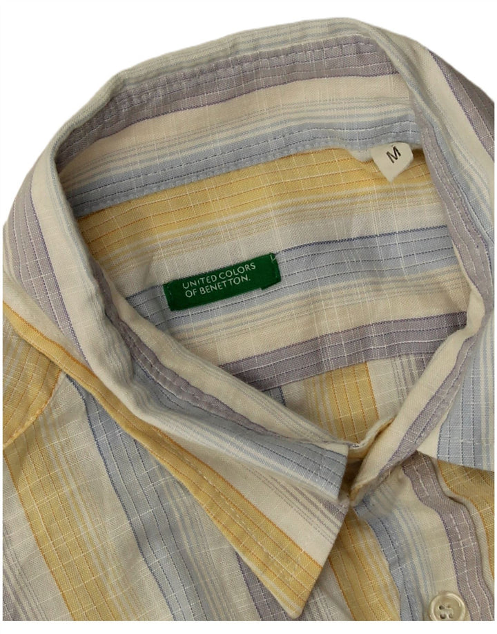 Camisa Benetton Hombre Mediana Rayas Multicolor