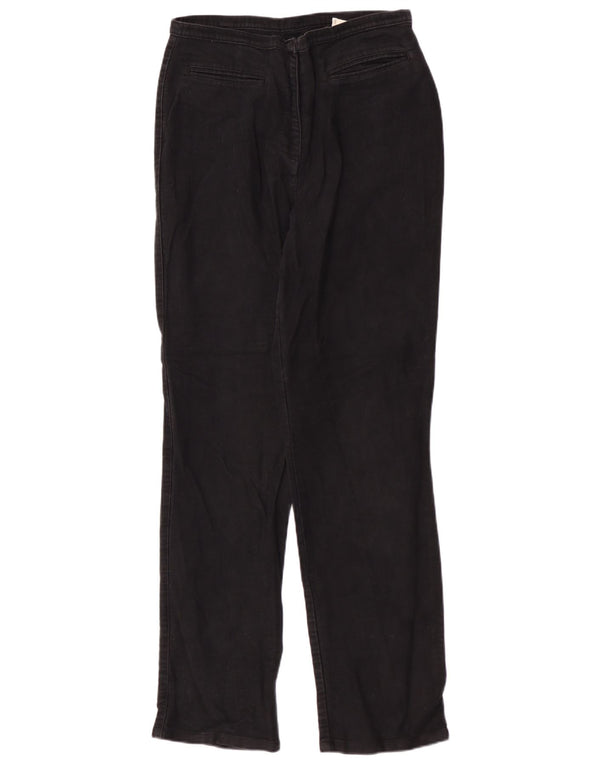 J. Crew Pantalones casuales cónicos de cintura alta para mujer US 10 Large W28 L30 Black