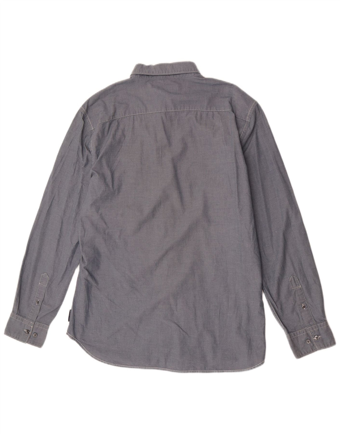 Camisa para hombre French Connection Grande de algodón azul