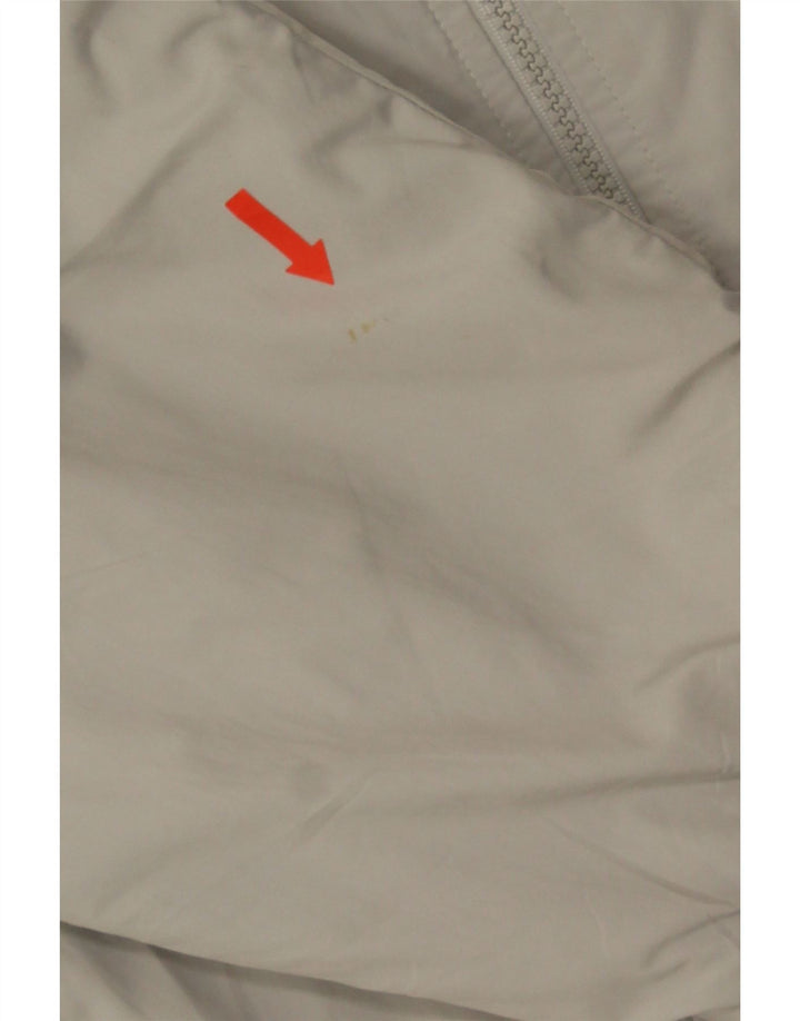 Adidas - Chaqueta de chándal para hombre, talla 42/44, poliéster gris grande