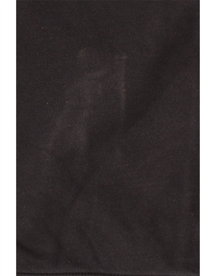 Nike - Sudadera con capucha y cremallera para hombre, talla pequeña, algodón negro