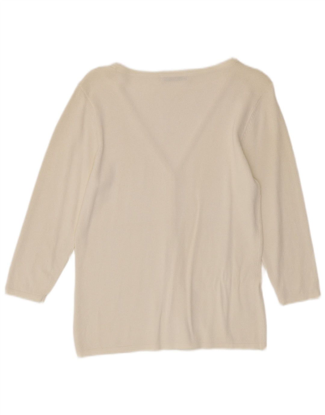 Marks & Spencer Suéter Cárdigan para Mujer UK 10 Small Off White