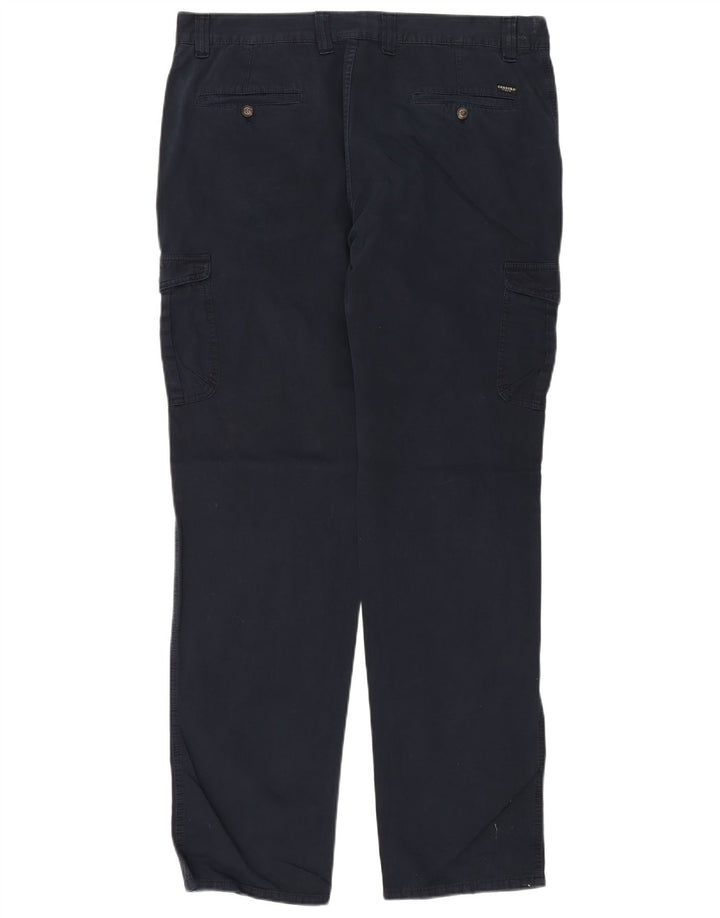 Pantalón Cargo Regular Recto Para Hombre Carrera W38 L34 Algodón Azul Marino