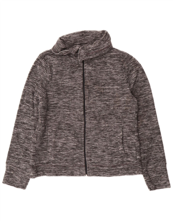 CALVIN KLEIN Chaqueta polar de alto rendimiento para mujer UK 44 Gris medio moteado