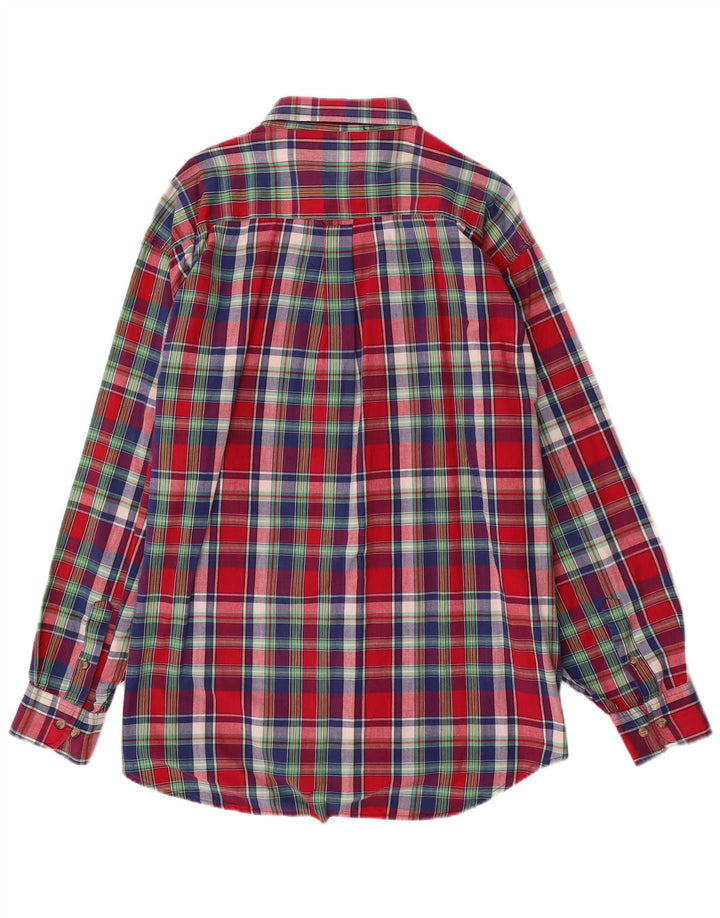 Camisa de hombre Ivy Oxford 2XL Algodón a cuadros multicolor