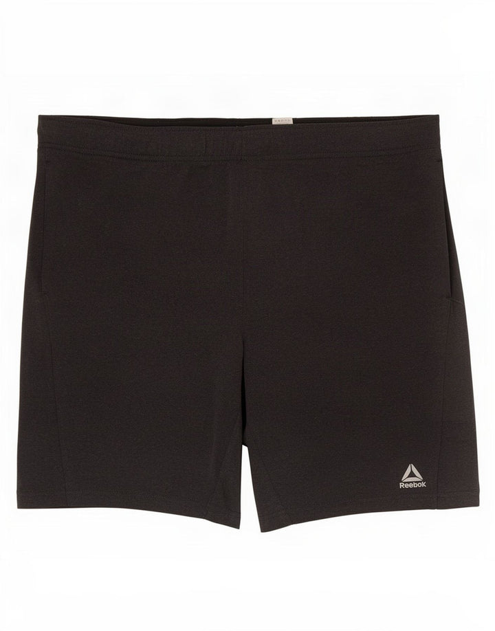 Pantalones cortos deportivos Reebok Hombre Gris medio Poliéster