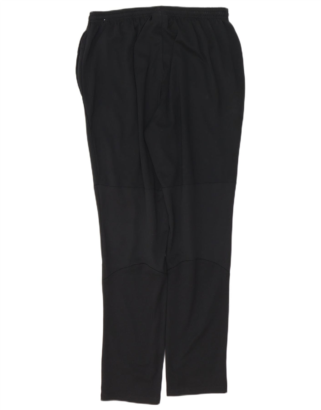 NIKE Mujer Dri Fit Chándal Pantalones UK 12 Mediano Negro Poliéster