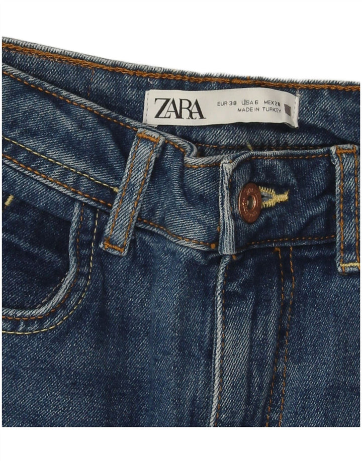 ZARA Vaqueros Slim Mujer EU 38 Small W28 L27 Azul