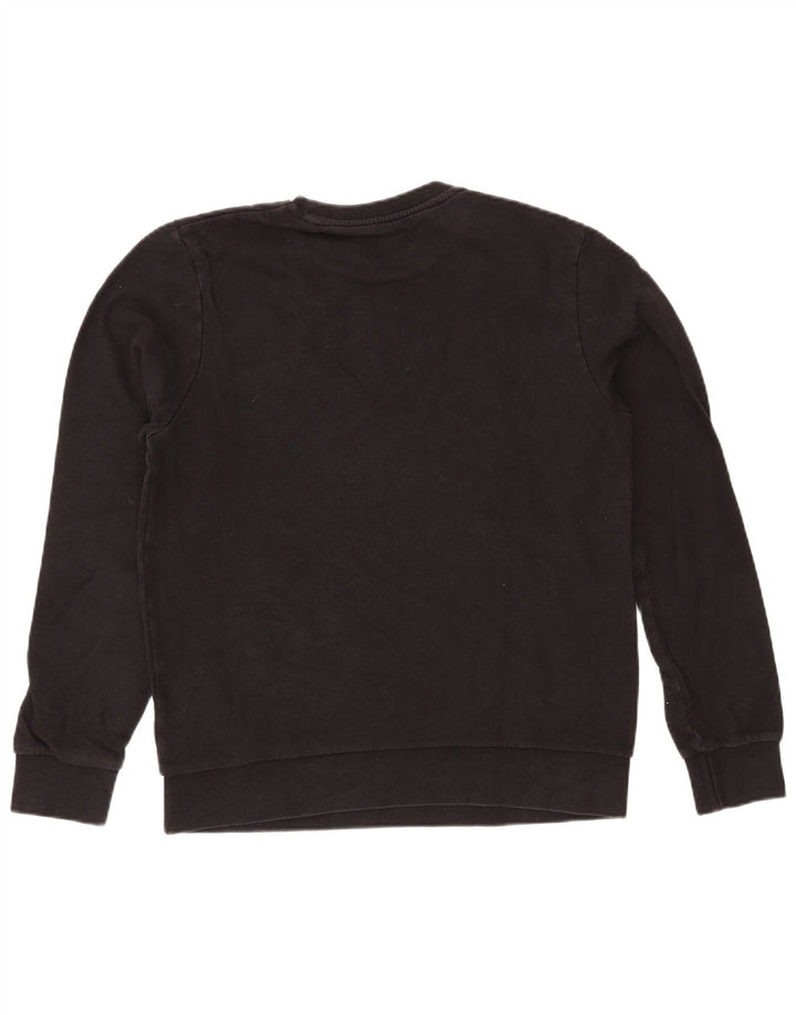 Jack & Jones Hombre Sudadera Gráfica Jumper Medium Negro Algodón
