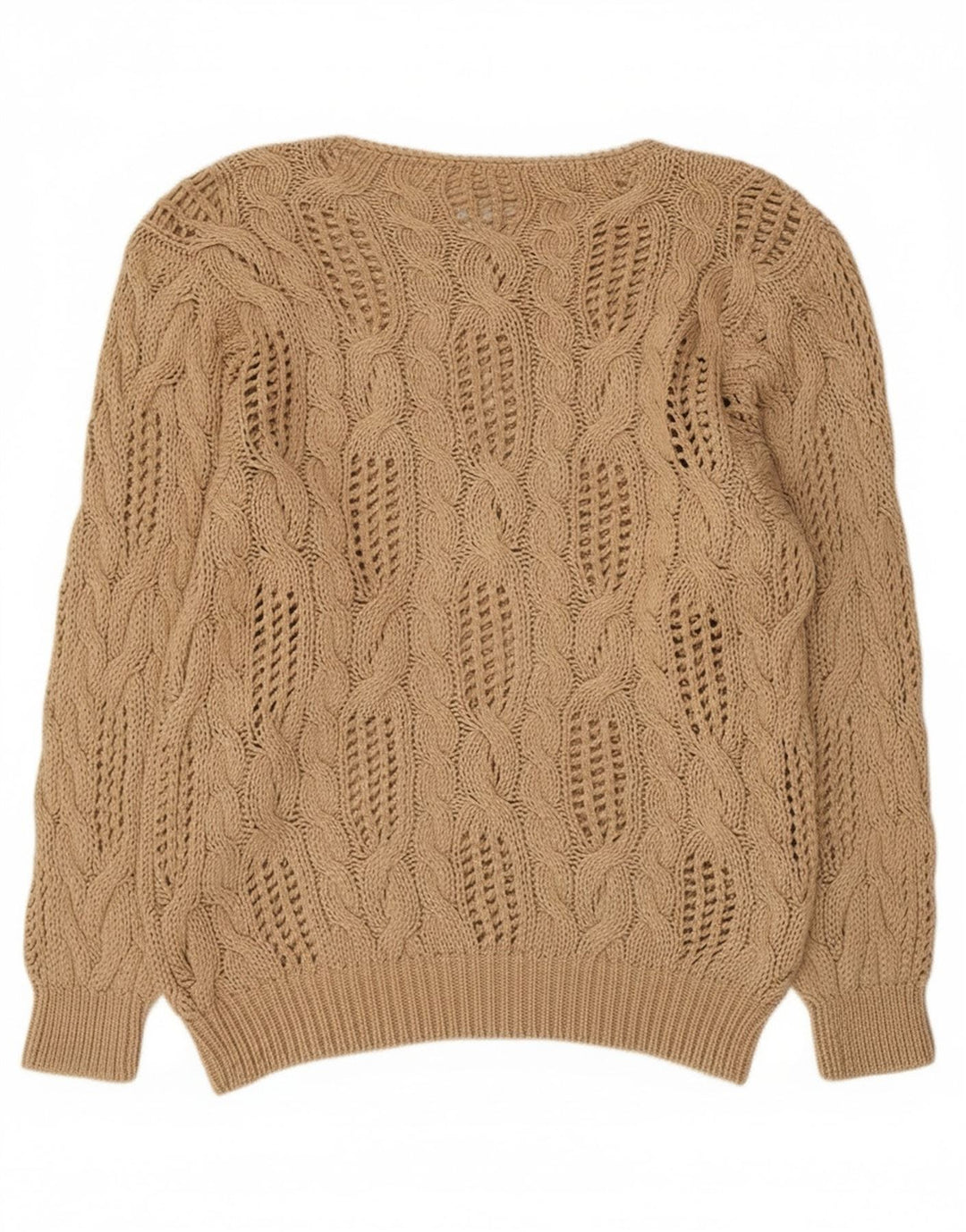 Madeleine Jersey transparente con cuello barco para mujer EU 40/42 Medium Beige