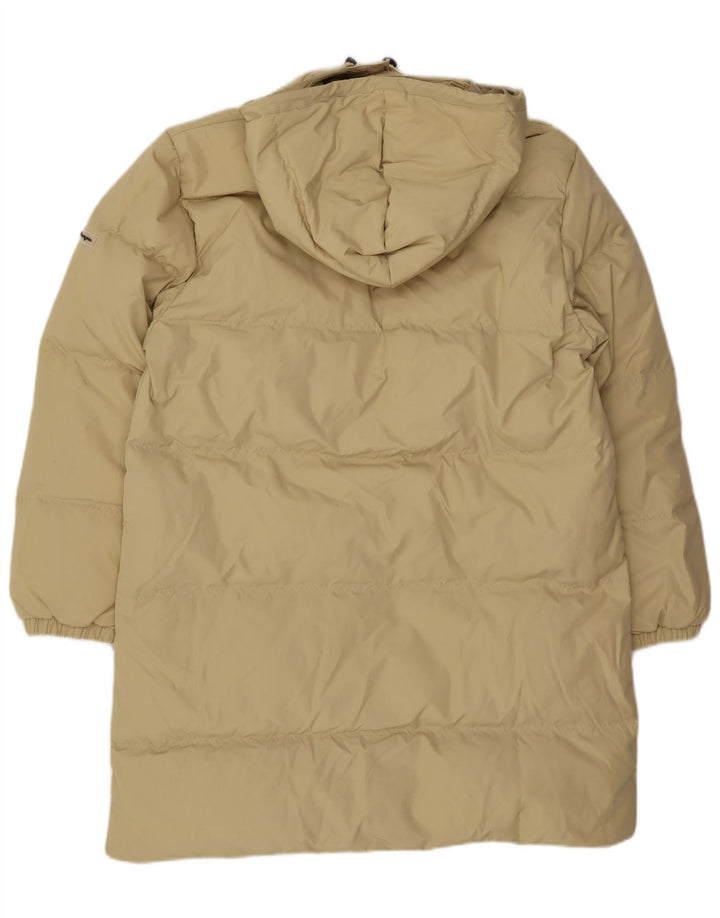 Champion Abrigo acolchado con capucha para mujer, Reino Unido 44, color beige medio