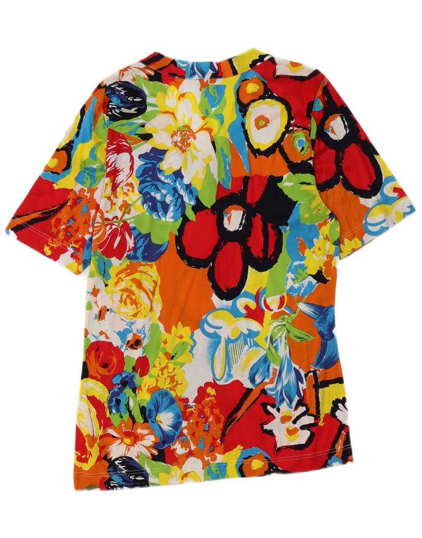 Blusa vintage para mujer Top IT 48 XL Multicolor Floral