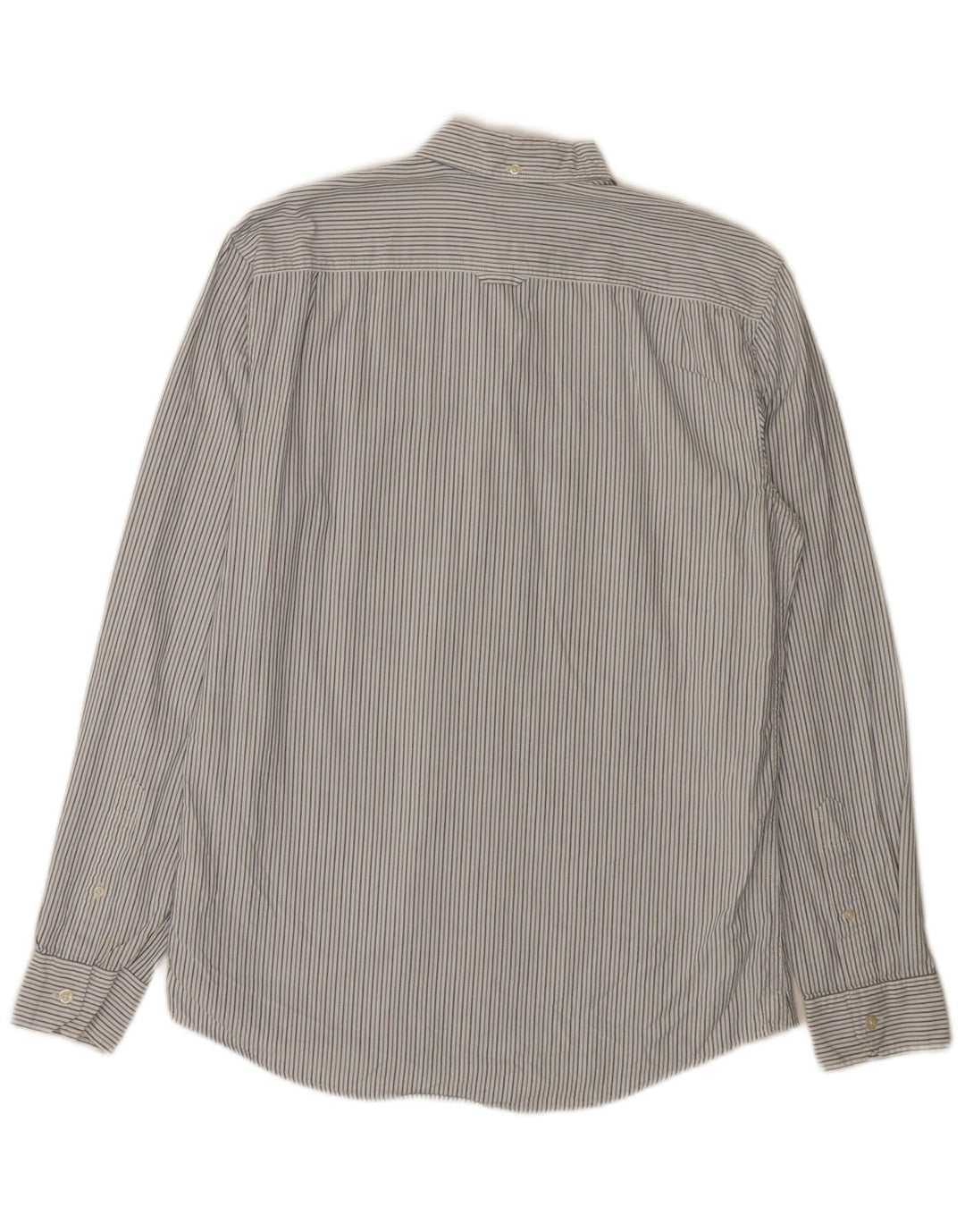 JACK WILLS Camisa de corte clásico para hombre de algodón a rayas gris medio