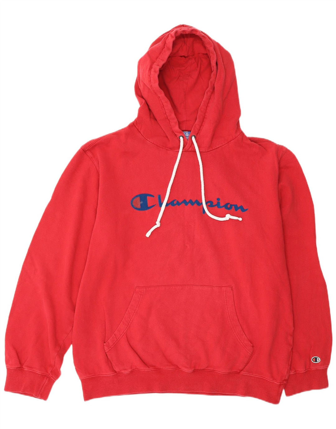CHAMPION Sudadera con capucha gráfica para hombre XL Algodón rojo