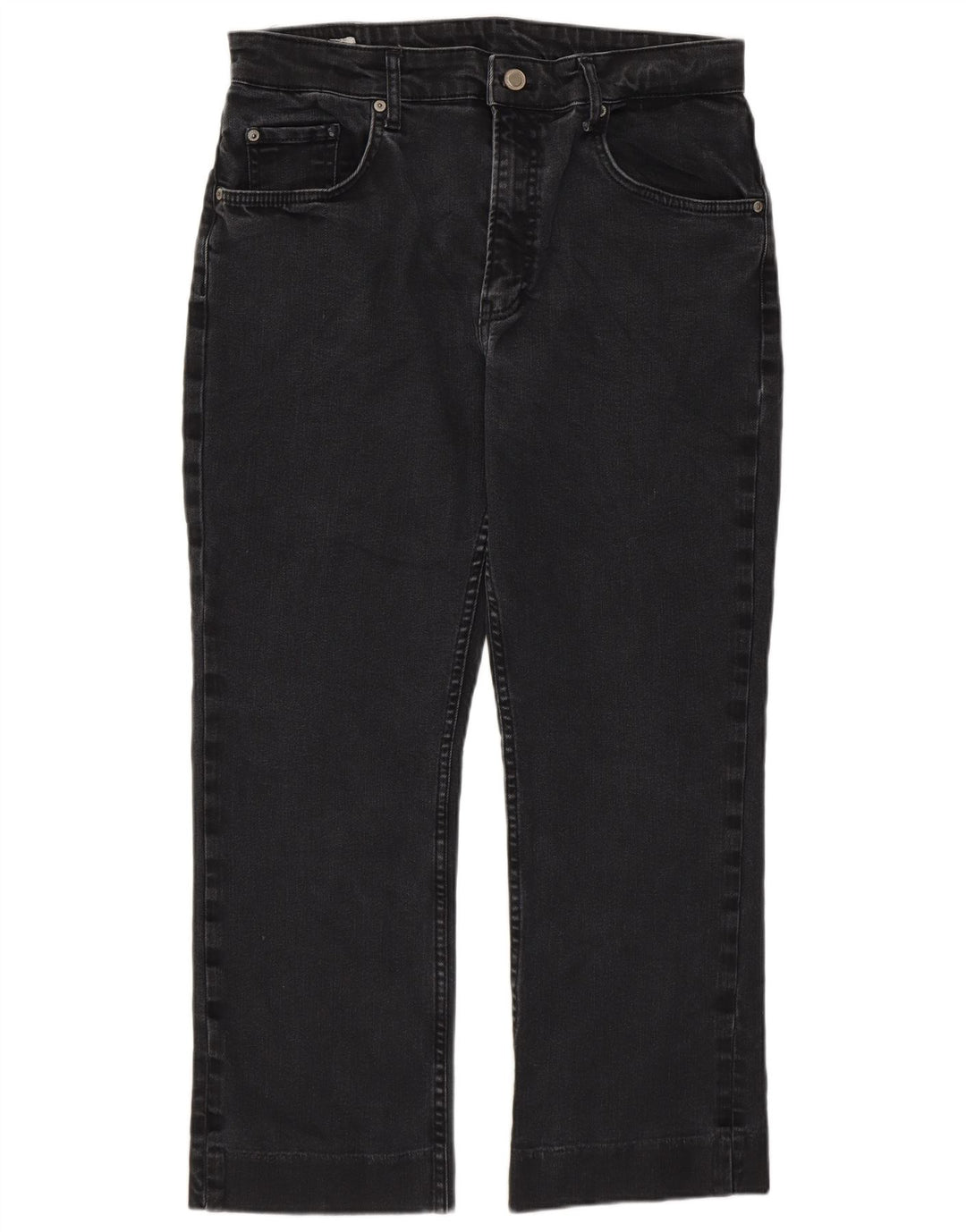 Zara Vaqueros Cortos Mujer EU 44 XL W34 L25 Gris