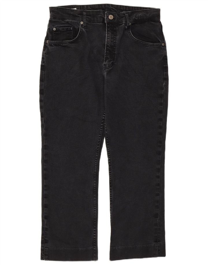 Zara Vaqueros Cortos Mujer EU 44 XL W34 L25 Gris