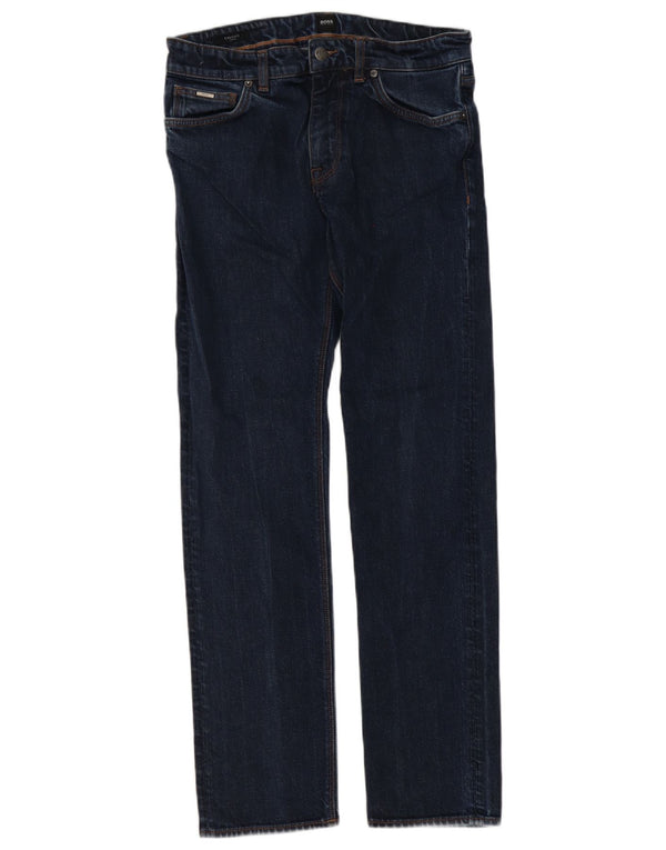 Vaqueros Hugo Boss Hombre Candiani Rectos W30 L32 Algodón Azul Marino