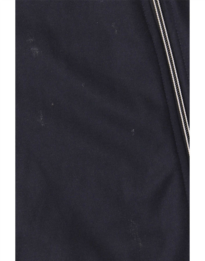 Adidas Hombre Chándal Top Chaqueta Mediana Azul Marino Algodón
