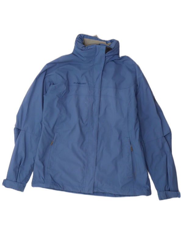 Mammut Chaqueta impermeable con capucha para mujer UK 46 Large Blue