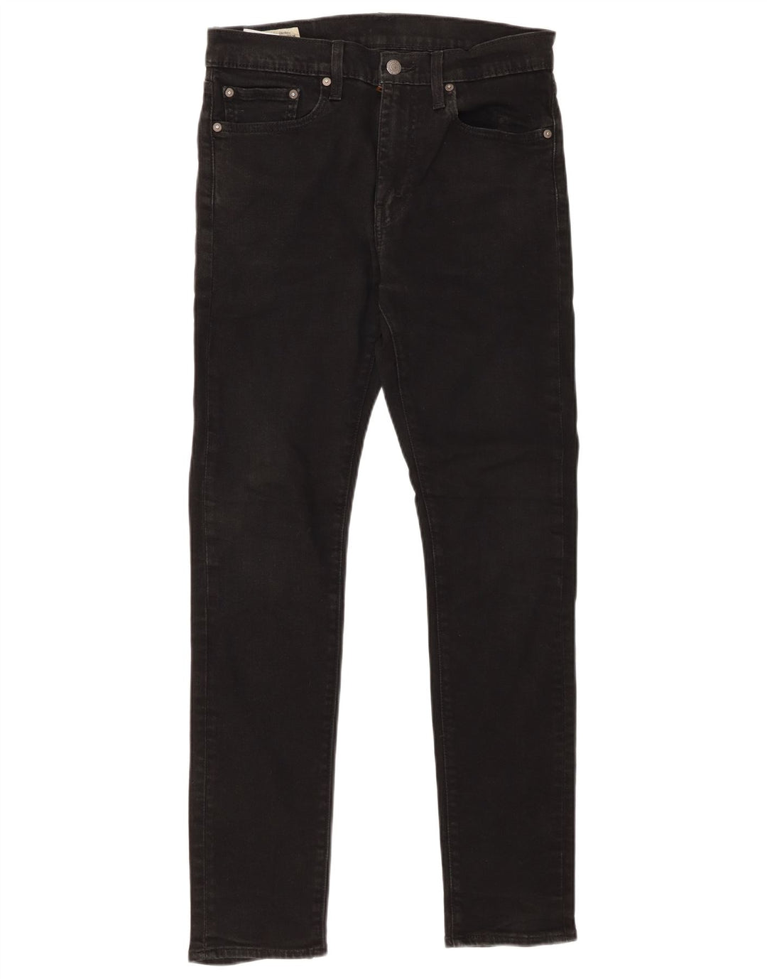 Levi's Hombre 501 Slim Jeans W31 L32 Algodón Negro