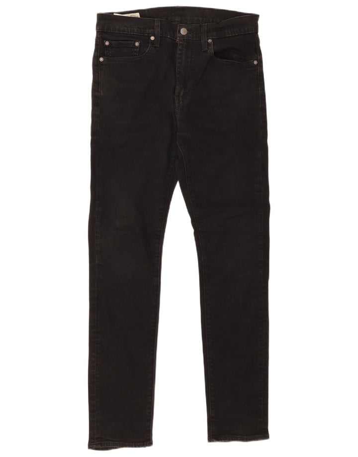Levi's Hombre 501 Slim Jeans W31 L32 Algodón Negro