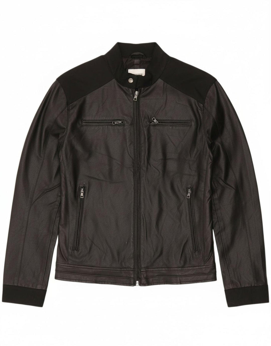 Chaqueta Bomber Gas Mujer IT 52 XL Poliéster Color Block Negro