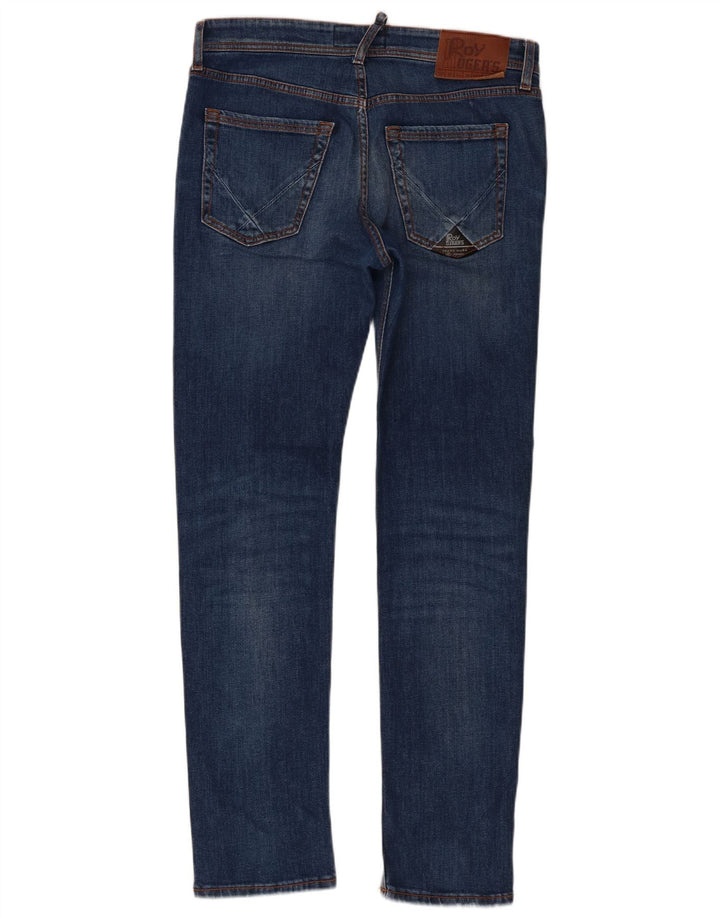 Roy Rogers Vaqueros ajustados para hombre W33 L31 Algodón azul