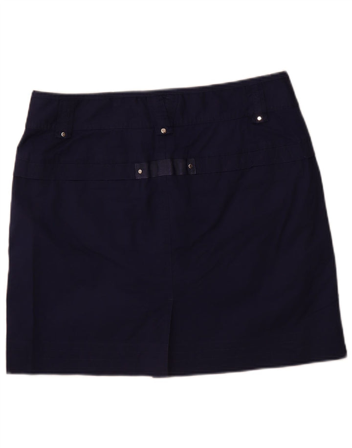 RALPH LAUREN Falda pantalón para mujer US 10 Grande Azul Marino Algodón